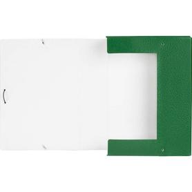 Carpeta proyectos liderpapel folio lomo 90mm carton gofrado verde