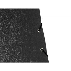 Carpeta proyectos liderpapel folio lomo 90mm carton gofrado negra