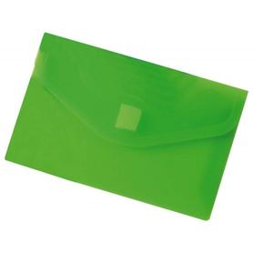 Carpeta liderpapel dossier broche polipropileno din a8 verde con cierre de velcro