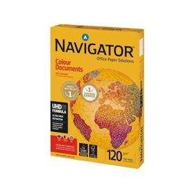 Papel fotocopiadora Navigator din a4 120 gr de gramaje 250 hojas blanco