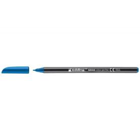 Rotulador edding punta fibra 1200 azul claro n.10 -punta redonda 0.5 mm