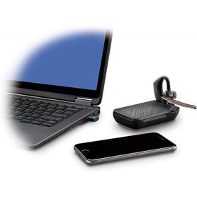 Auricular plantronics voyager 5200 uc para smartphone/portatil/tablets bluetooth alcance 30 mt