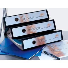 Etiqueta adhesiva avery papel blanco reciclado para archivador 192x61 mm laser pack de 400 etiquetas
