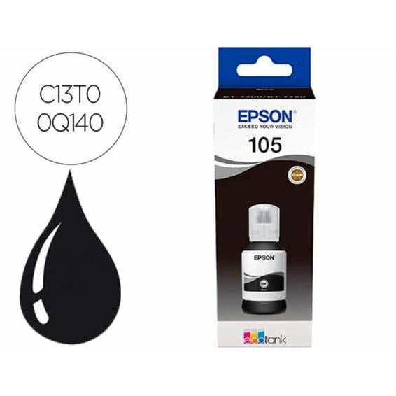 Ink-jet epson 105 ecotank negro ink bottle et-7700 / et-7750