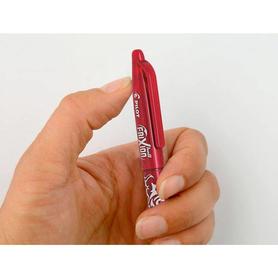 Boligrafo pilot frixion ball borrable 0,7 mm punta media rojo en blister
