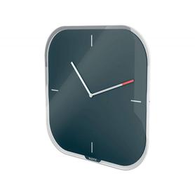 Reloj leitz cosy de pared silencioso cristal 30x30 cm gris