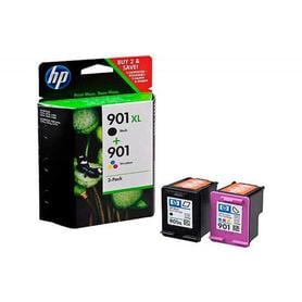 Ink-jet hp pack 2 s negra de alto rendimiento 901xl y tricolor 901