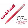 Rotulador uni-ball roller uf-222 tinta gel borrable 0,7 mm rojo