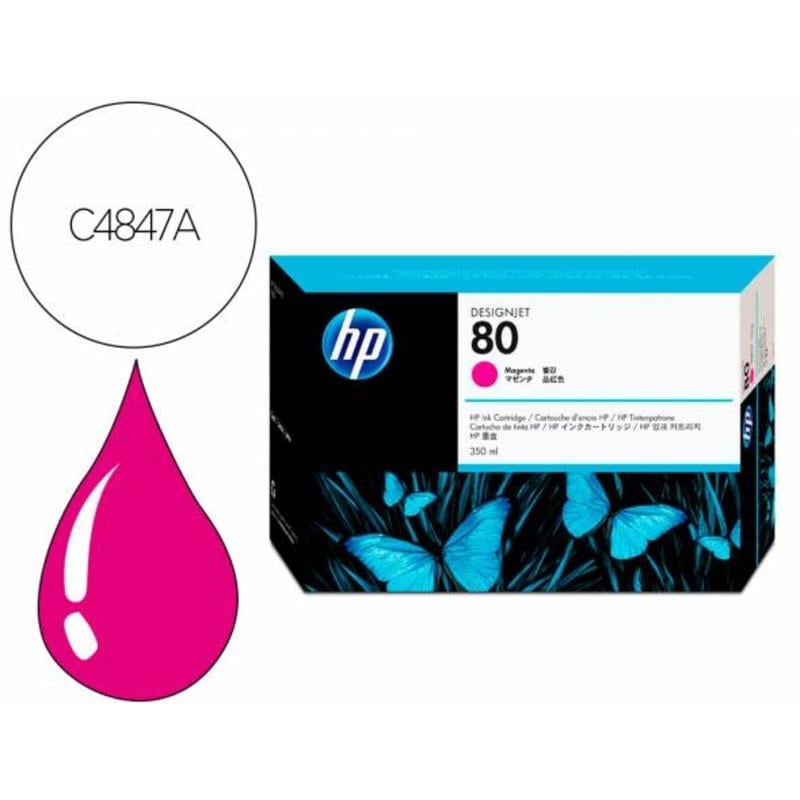 Ink-jet hp designjet 1050c/1055c/c plus magenta n 80 350 ml/dnj1050/1000 paginas