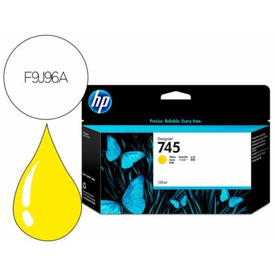 Ink-jet hp designjet 745 amarillo 130 ml/ádnjz5600/1000 paginas