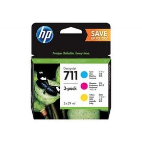 Ink-jet hp n 711 de 29 ml cian/magenta/amarillo/1000 paginas