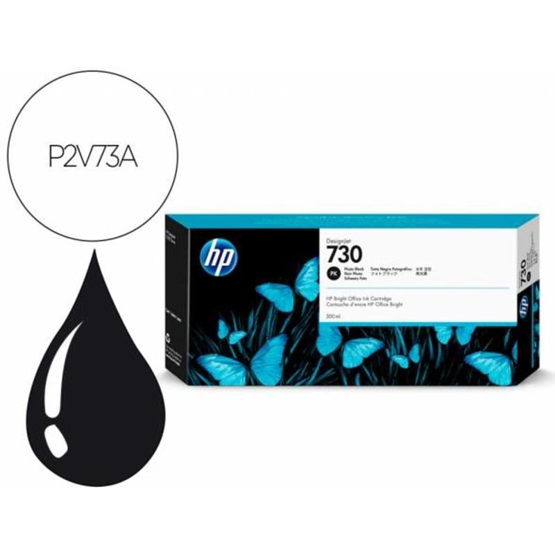 Ink-jet hp n 730 300-ml photo negro / dnj t1700/1000 paginas