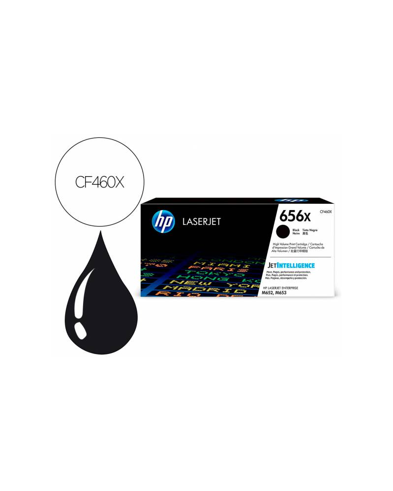 Toner hp laser 656x-cf460x negro 27000 paginas