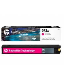 Ink-jet hp 981a pagewide enterprise serie 556 / e55650 magenta 6000 paginas