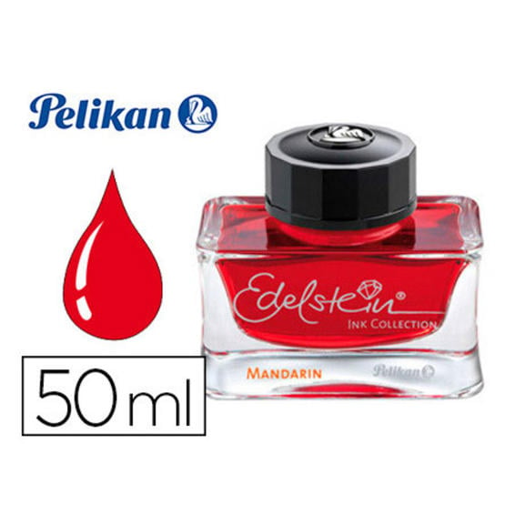 Tinta estilografica pelikan edelstein mandarin frasco 50 ml