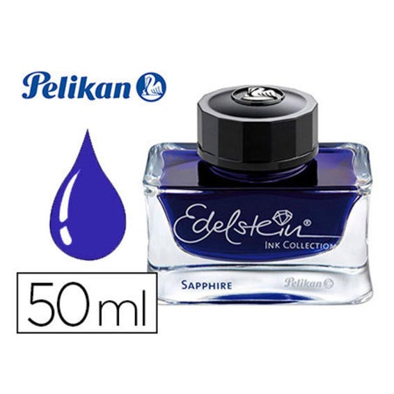 Tinta estilografica pelikan edelstein sapphire frasco 50 ml