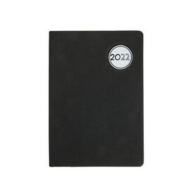 Agenda encuadernada liderpapel kilkis 15x21 cm 2022 dia pagina color negro papel 70 gr
