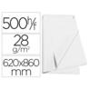 Papel manila 62x86 blanco -paquete de 500 hojas