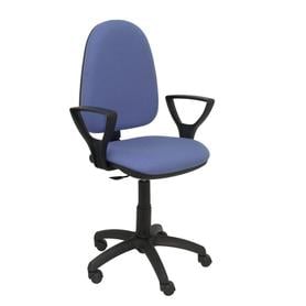 Silla Ayna bali azul claro con brazos