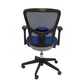 Silla Pozuelo respaldo malla azul asiento 3D azul