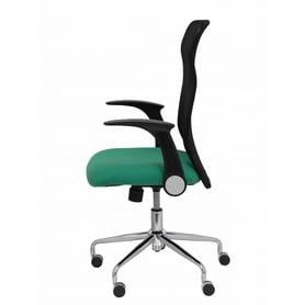 Silla Minaya respaldo malla negro asiento bali verde