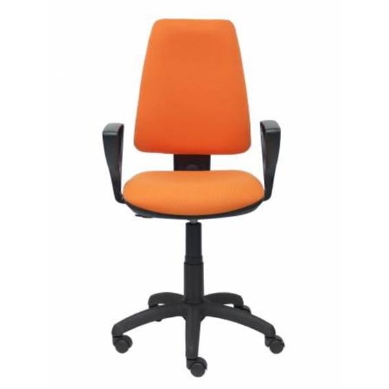 Silla Elche CP bali naranja brazos fijos