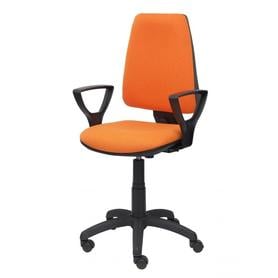 Silla Elche CP bali naranja brazos fijos