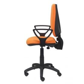 Silla Elche CP bali naranja brazos fijos