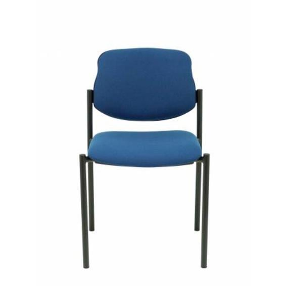 Silla fija Villalgordo bali azul marino chasis negro