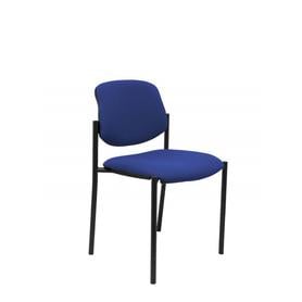 Silla fija Villalgordo bali azul chasis negro