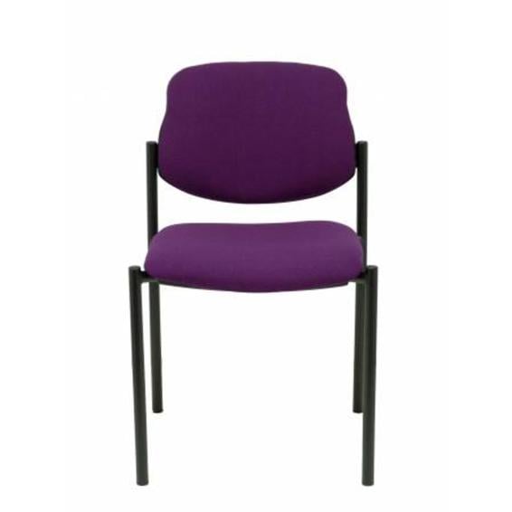 Silla fija Villalgordo bali morado chasis negro