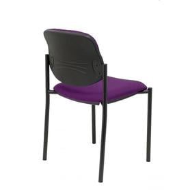 Silla fija Villalgordo bali morado chasis negro