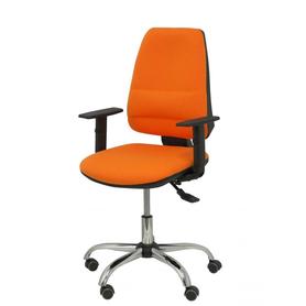 Silla Elche S 24 horas bali naranja con refuerzo lumbar