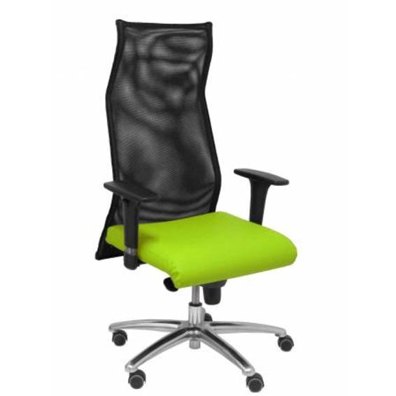 Sillon Sahuco similpiel verde pistacho