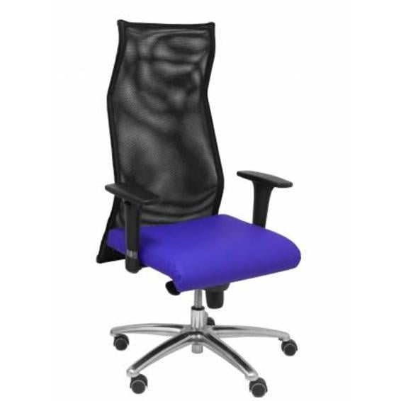 Sillon Sahuco similpiel azul