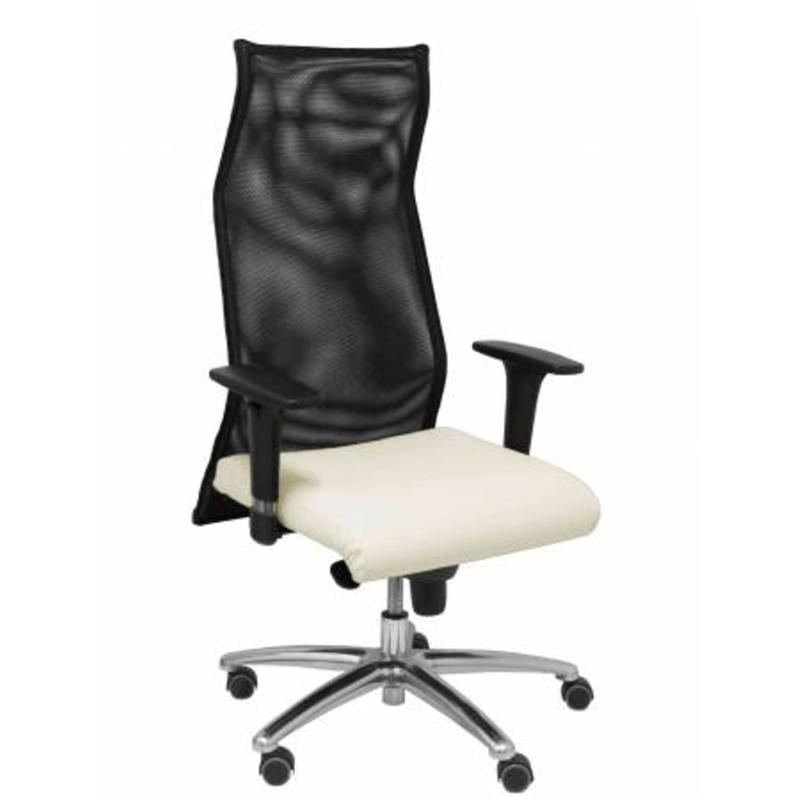 Sillon Sahuco similpiel crema