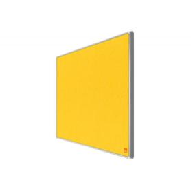 Tablero de anuncios nobo impression pro fieltro amarillo formato panoramico 40/ 890x500 mm