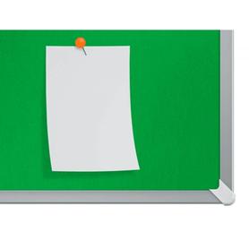 Tablero de anuncios nobo impression pro fieltro verde formato panoramico 32/ 710x400 mm