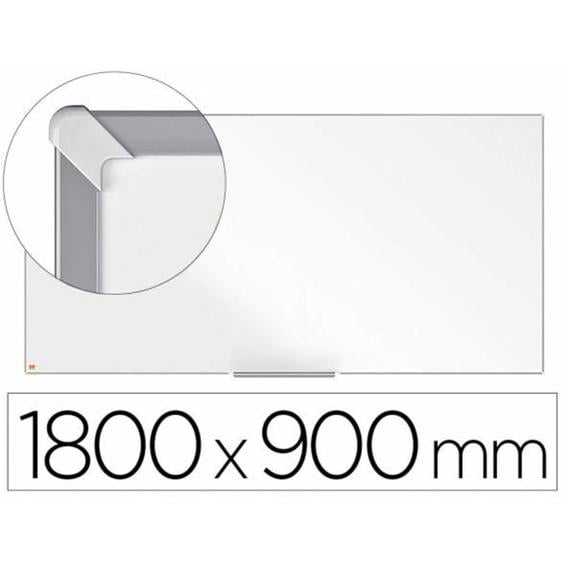 Pizarra blanca nobo nano clean ip pro lacada magnetica 1800x900 mm