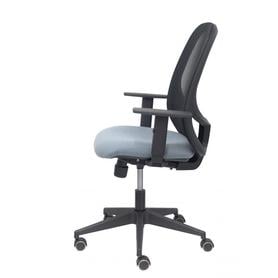 Silla Cilanco negra malla negra asiento bali gris brazo regulable