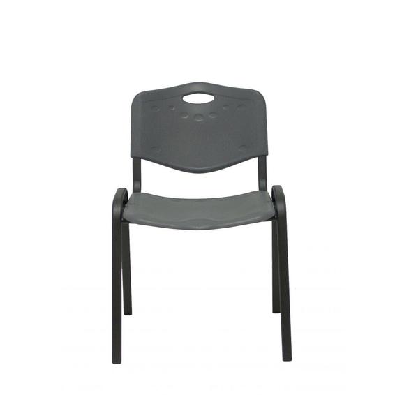 Pack 4 sillas Robledo PVC gris