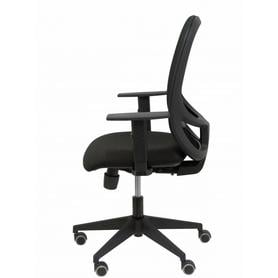 Silla Cilanco negra malla negra asiento bali negro brazo regulable.