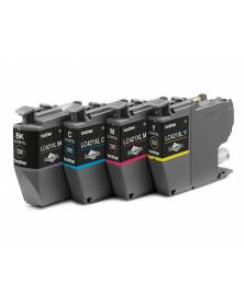 Ink-jet brother lc421xlval dcp-j1050dw / dcp-j1140dw / mfc-j10 pack 4 colores 500 paginas