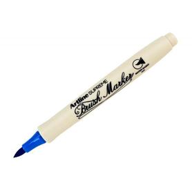 Rotulador artline supreme brush epfs pintura base de agua punta tipo pincel trazo fino azul