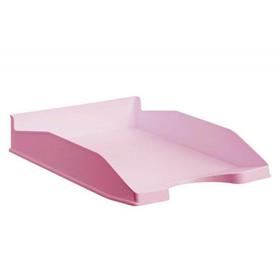 Bandeja sobremesa archivo 2000 ecogreen plastico 100% reciclado apilable formatos din a4 y folio color rosa