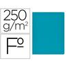 Subcarpeta Gio folio cartulina 250 gr de gramaje color azul