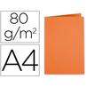 Subcarpeta Exacompta  cartulina 80 gr de gramaje color naranja