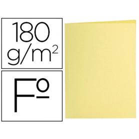 Subcarpeta liderpapel folio amarillo pastel 180g/m2