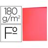 Subcarpeta liderpapel folio rojo pastel 180g/m2 - SC38
