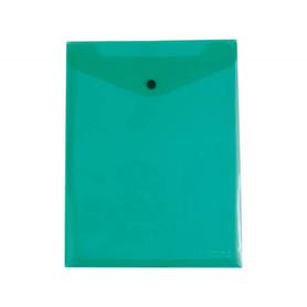 Carpeta liderpapel dossier broche polipropileno din a4 formato vertical verde transparente 50 hojas